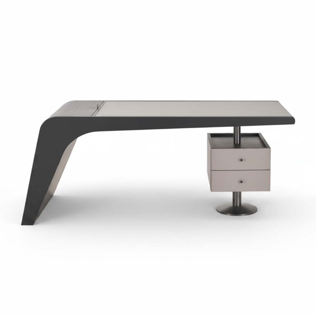 Incline Executive Desk — top view