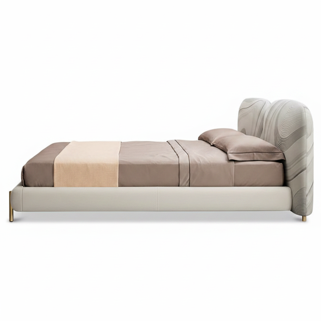 Vela king bed — side profile