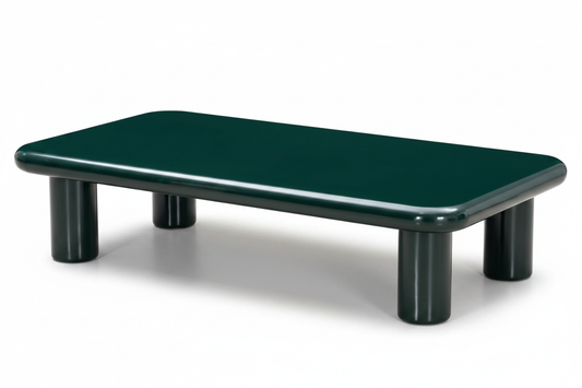 Colonna Glossy Green Coffee Table back view