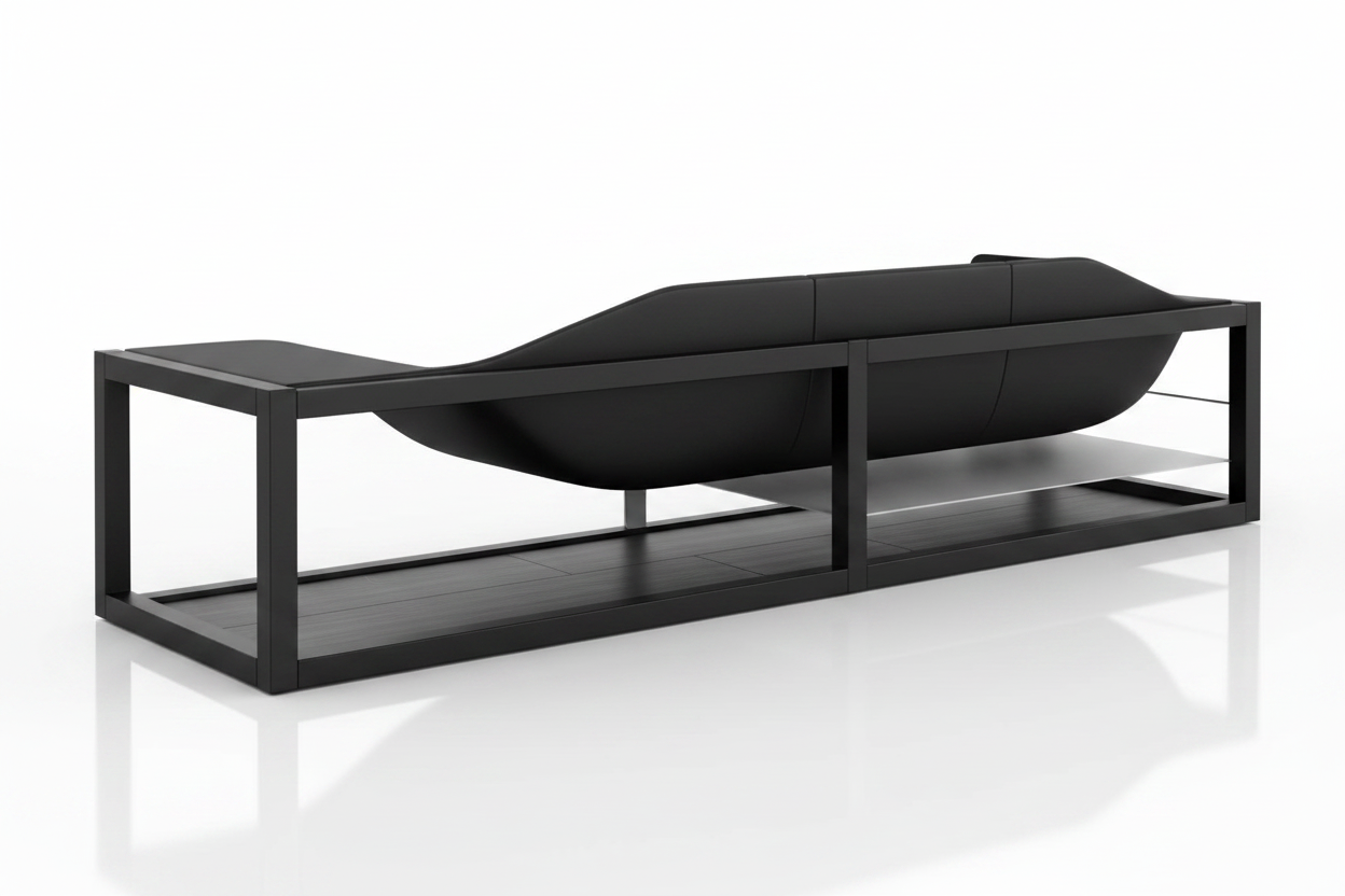 Linea Wave Sofa — rear view