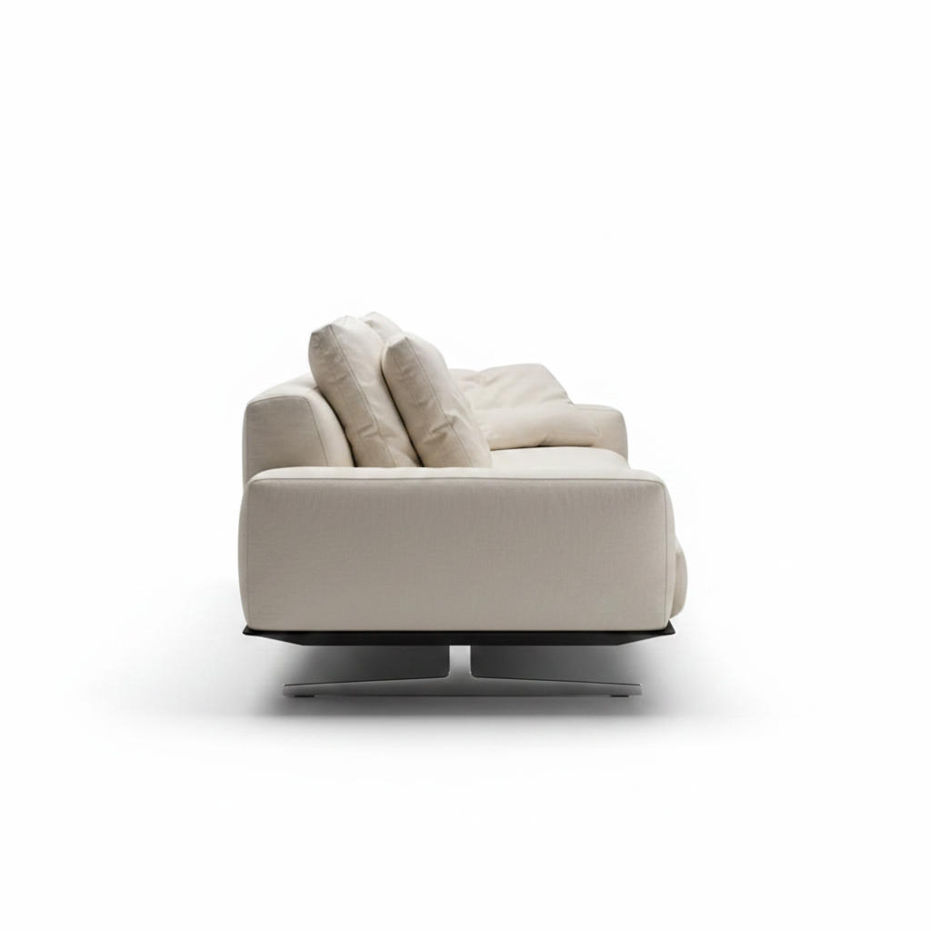 Lenis 4-seater sofa — side profile