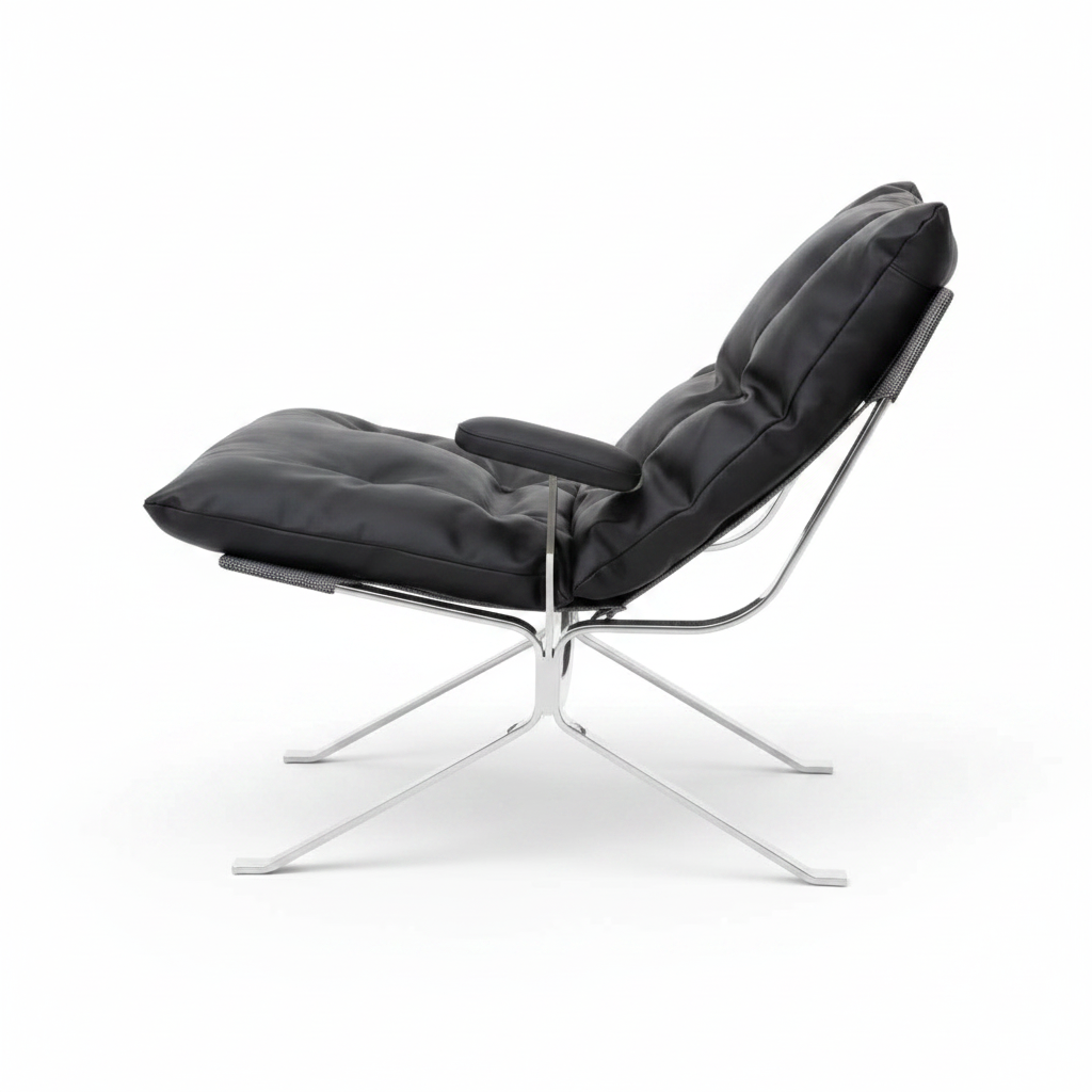Falco Sling Lounge Chair — side profile