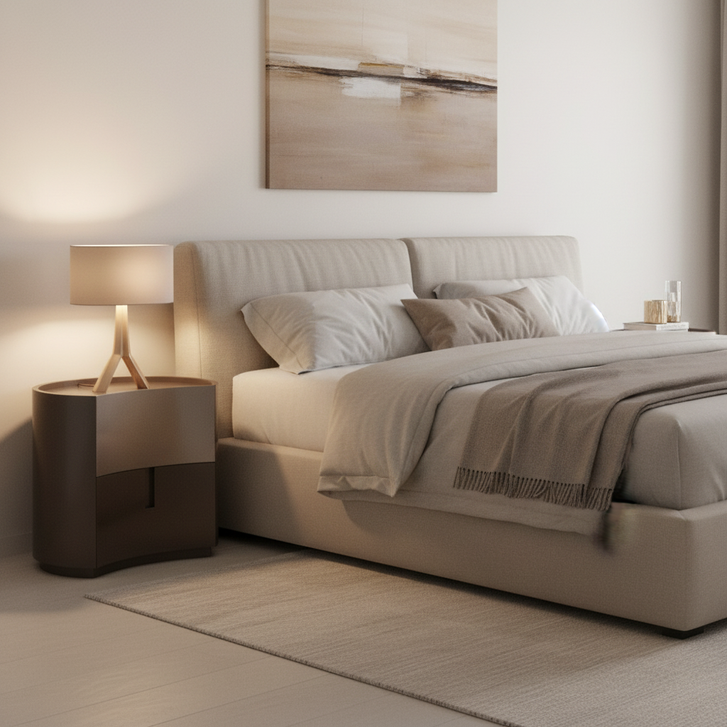 Mezza Bedside Table