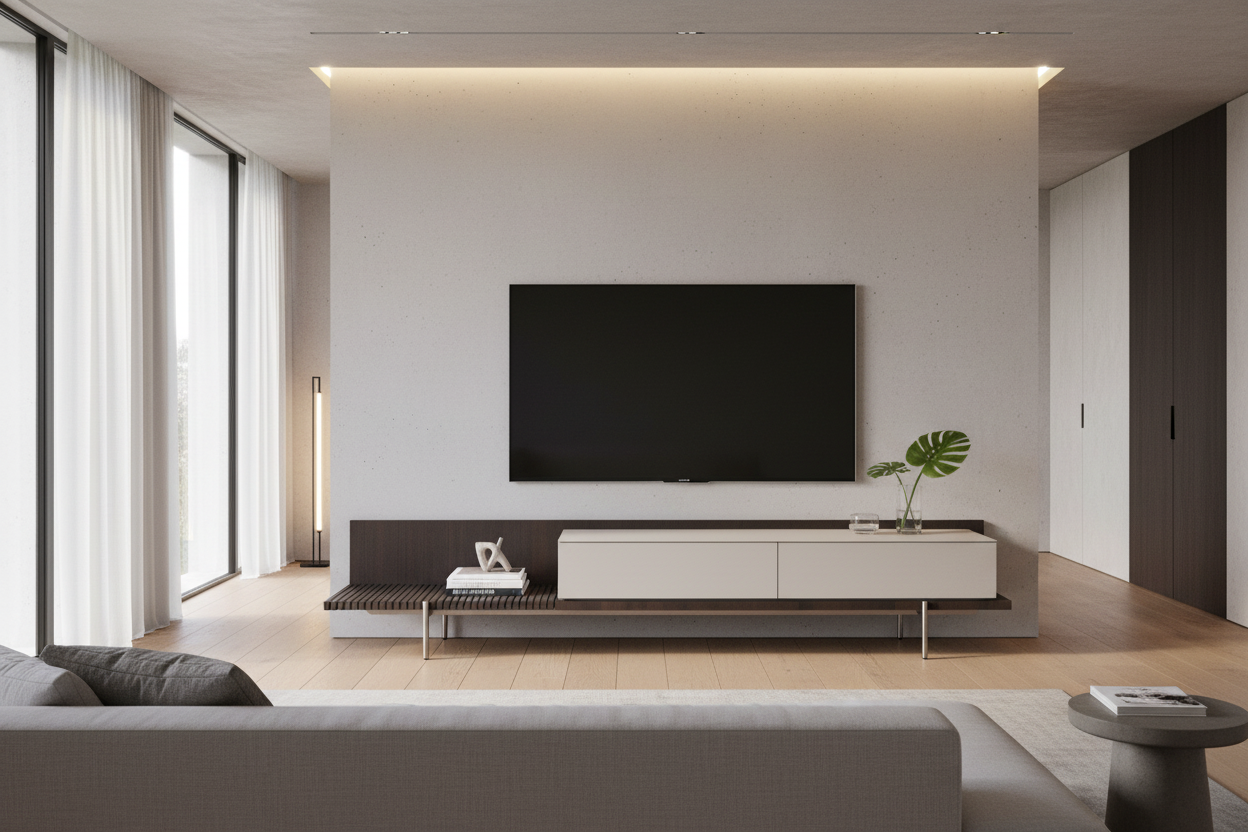 Plinth Media Console – Interior