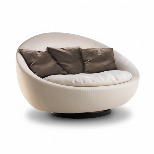 Round Egg Lounge Chair – Studio Shot