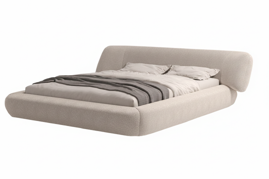 Rounded Organic Bed – 3/4 Angle View