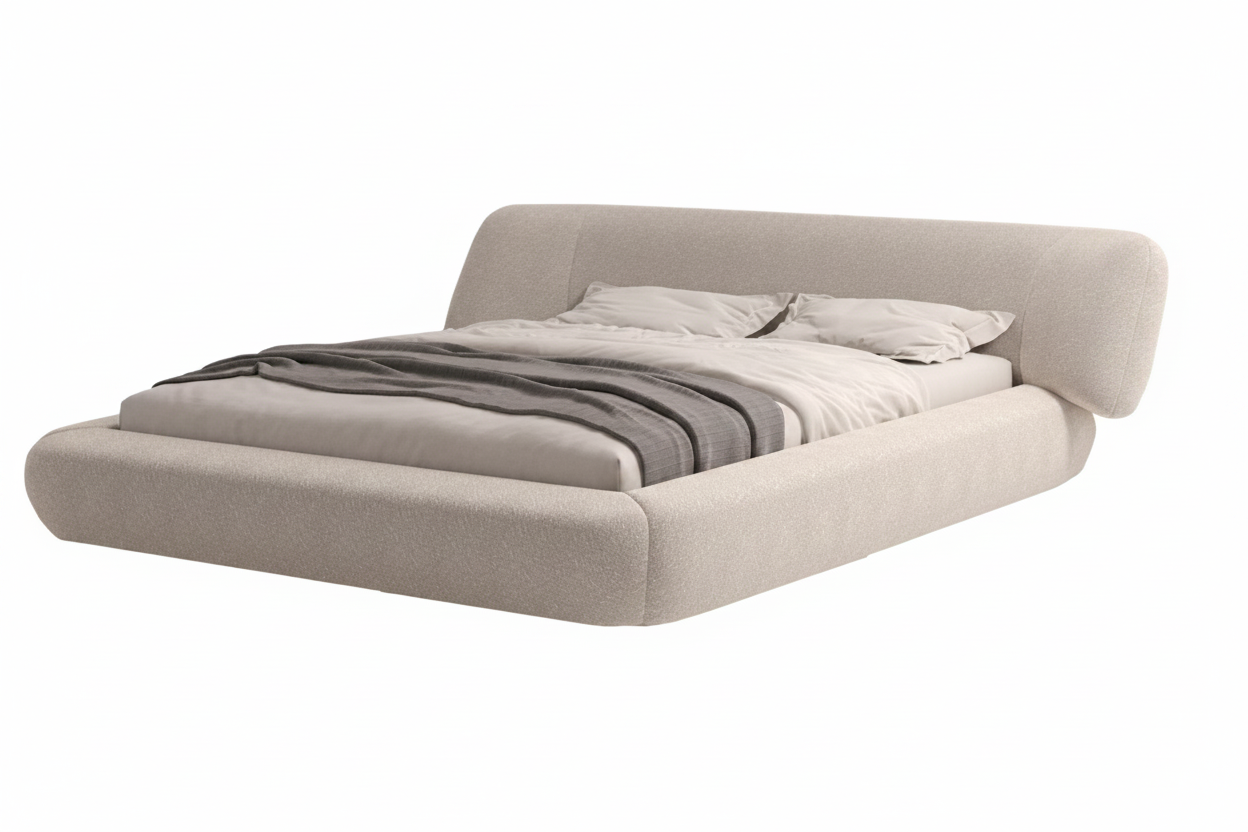 Rounded Organic Bed – Front View