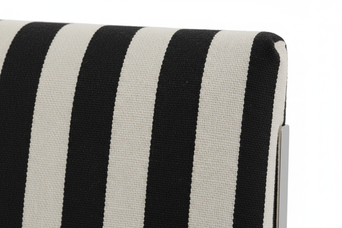 Striped Bed – Close-Up Detail