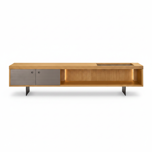 Terroir Media Console – 45° Front Angle
