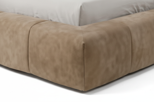 Tufted Platform Bed – Close-Up Detail